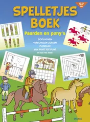 Omslag van Spelletjesboek paarden en pony´s