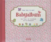 Omslag van Daar ben ik dan babyalbum roze