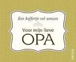 Omslag van Voor mijn lieve opa
