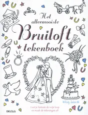 Omslag van Het allermooiste bruiloft tekenboek