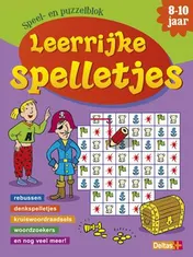 Omslag van Leerrijke spelletjes 8-10 jaar