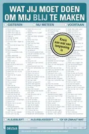 Omslag van Wat jij moet doen om mij blij te maken