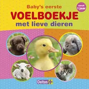Omslag van Baby's eerste voelboekje met lieve dieren