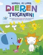 Omslag van Hoera, ik leer dieren tekenen!