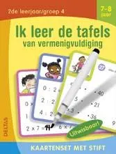 Omslag van Kaartenset met stift - Ik leer de tafels van vermenigvuldiging (7-8 j.)