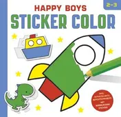 Omslag van Happy boys Sticker Color (2-3 j.)