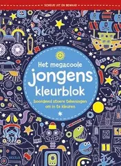 Omslag van Het megacoole jongens kleurblok