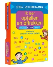 Omslag van Speel- en leerkaarten - Ik leer optellen en aftrekken (6-7 j.)