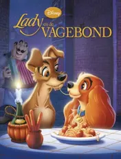 Omslag van Disney verhalenboek Lady en de Vagebond