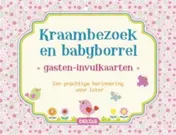 Omslag van Kraambezoek en babyborrel gasten-invulkaarten