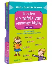 Omslag van Ik oefen de tafels van vermenigvuldiging 7-8 jaar