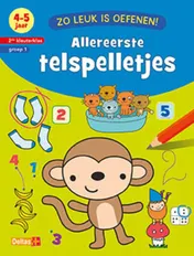 Omslag van Allereerste telspelletjes (4-5 j.)