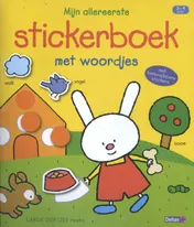 Omslag van Mijn allereerste stickerboek met woordjes (2-4 j.)