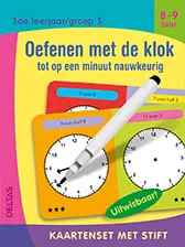 Omslag van Oefenen met de klok tot op een minuut nauwkeurig (8-9 j.)