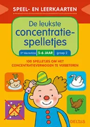 Omslag van Speel- en leerkaarten - De leukste concentratiespelletjes (5-6 j.)