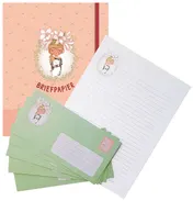 Omslag van Briefpapier Meisje met bril