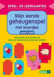 Omslag van Speel- en leerkaarten - Mijn eerste geheugenspel met woordjes (vanaf 3 jaar)