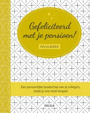 Omslag van Gefeliciteerd met je pensioen! invulboek