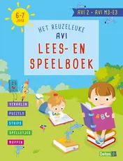Omslag van Het reuzeleuke AVI Lees- en speelboek (AVI 2 AVI M3-E3 6-7 jaar)