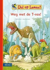 Omslag van Dol op lezen! Weg met de T-rex!