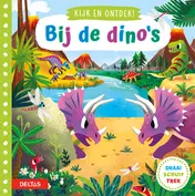 Omslag van Kijk en ontdek! Bij de dino´s