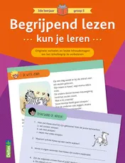Omslag van Begrijpend lezen kun je leren 3de leerjaar groep 5 (oranje)