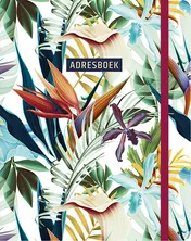 Omslag van Adresboek (groot) - Tropical