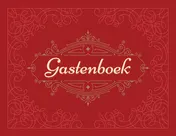 Omslag van Gastenboek (bordeaux)
