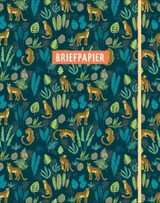 Omslag van Briefpapier Jungle (groen)