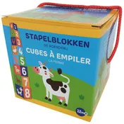 Omslag van Stapelblokken - De boerderij (+ 12 m) / Cubes à empiler - La ferme (+ 12 m)