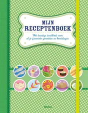 Omslag van Mijn receptenboek (groen)