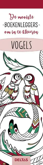 Omslag van De mooiste kleurboekenleggers om in te kleuren - Vogels