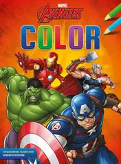 Omslag van Avengers Color kleurblok / Avengers Color bloc de coloriage