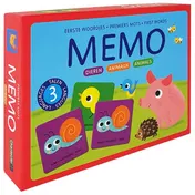 Omslag van Memo Eerste woordjes-Dieren / Memo Premiers mots-Animaux