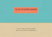 Omslag van Mijn studieplanner (met uitscheurbare bladen)