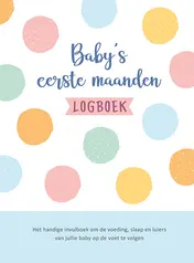 Omslag van Baby's eerste maanden logboek