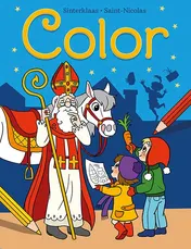 Omslag van Sinterklaas Color - blauw / Saint-Nicolas Color - bleu