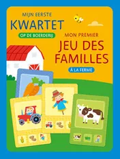 Omslag van Mijn eerste kwartet - Op de boerderij / Mon premier jeu des familles - A la ferme