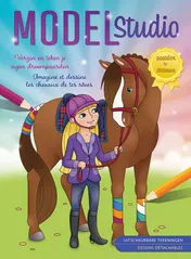 Omslag van Verzin en teken je eigen droompaarden / Model Studio - Imagine et dessine les chevaux de tes rêves