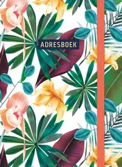 Omslag van Adresboek (klein) - Tropical