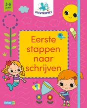 Omslag van Eerste stappen naar schrijven (roos) 3-6 j.