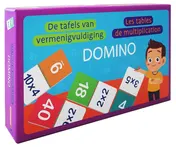 Omslag van Domino - De tafels van vermenigvuldiging / Domino - Les tables de multiplication