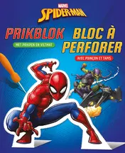 Omslag van Spider-Man prikblok / Spider-Man bloc à perforer