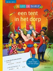 Omslag van een tent in het dorp