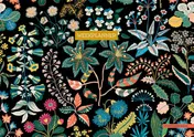 Omslag van Weekplanner - Floral Black