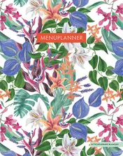 Omslag van Menuplanner - Tropical Flowers