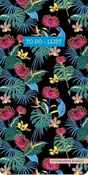 Omslag van To do-lijst - Floral Black