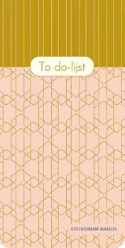 Omslag van To do-lijst - Pink Patterns