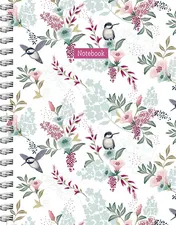 Omslag van Romantic Garden spiraalboek groot (lijnen)