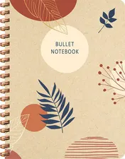 Omslag van Botanical Kraft spiraalboek groot (bullet)